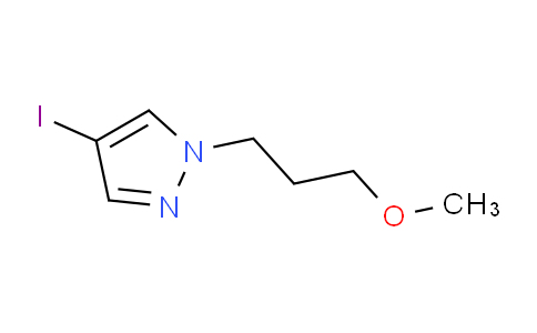 CAS No. 1001077-23-1, 4-iodo-1-(3-methoxypropyl)-1H-pyrazole