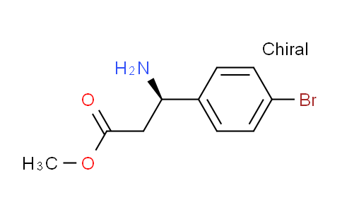 CAS No. 845958-73-8, Methyl (3R)-3-amino-3-(4-bromophenyl)propanoate