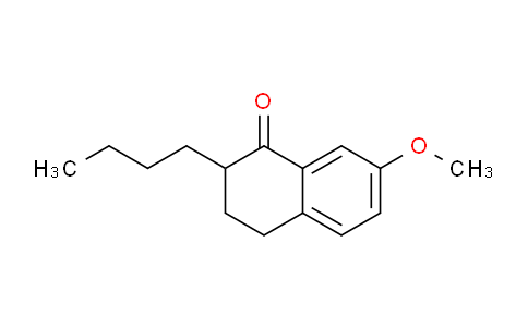 CAS No. 119229-12-8, 2-butyl-7-methoxy-3,4-dihydronaphthalen-1(2H)-one
