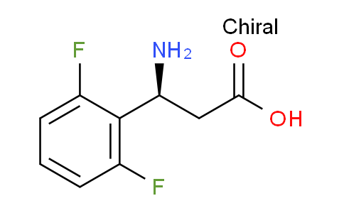 CAS No. 1270156-95-0, (3S)-3-Amino-3-(2,6-difluorophenyl)propanoic acid