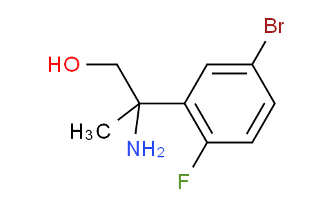 CAS No. 1266784-24-0, 2-Amino-2-(5-bromo-2-fluoro-phenyl)-propan-1-ol