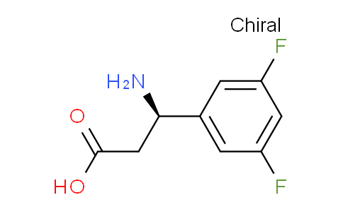 CAS No. 1241684-07-0, (R)-3-amino-3-(3,5-difluorophenyl)propanoic acid