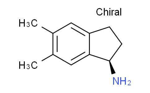 CAS No. 730980-43-5, (R)-5,6-dimethyl-2,3-dihydro-1H-inden-1-amine