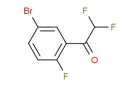CAS No. 1262858-97-8, 1-(5-Bromo-2-fluorophenyl)-2,2-difluoroethanone