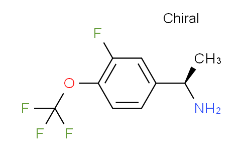 CAS No. 1213094-96-2, (R)-1-(3-fluoro-4-(trifluoromethoxy)phenyl)ethan-1-amine