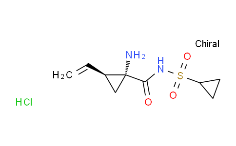 CAS No. 1258731-89-3, (1R,2S)-1-Amino-N-(cyclopropylsulfonyl)-2-vinylcyclopropanecarboxamide hydrochloride