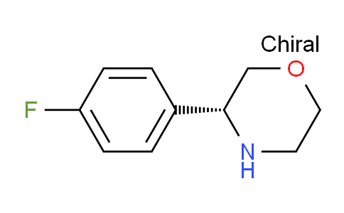 CAS No. 1213679-93-6, (R)-3-(4-Fluorophenyl)morpholine