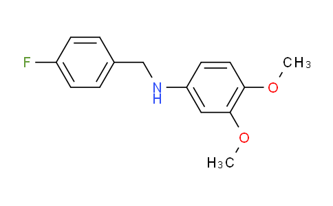 CAS No. 1019542-69-8, N-(4-fluorobenzyl)-3,4-dimethoxyaniline