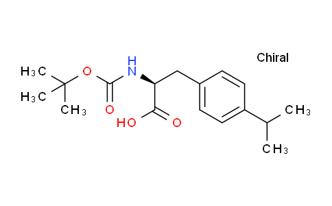 CAS No. 261360-70-7, (S)-2-((tert-Butoxycarbonyl)amino)-3-(4-isopropylphenyl)propanoic acid