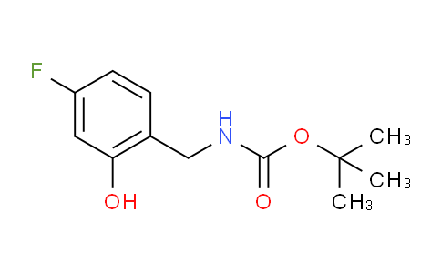 CAS No. 1292211-10-9, tert-Butyl 4-fluoro-2-hydroxybenzylcarbamate