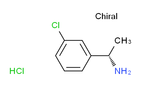 CAS No. 1213318-20-7, (S)-1-(3-Chlorophenyl)ethanamine hydrochloride