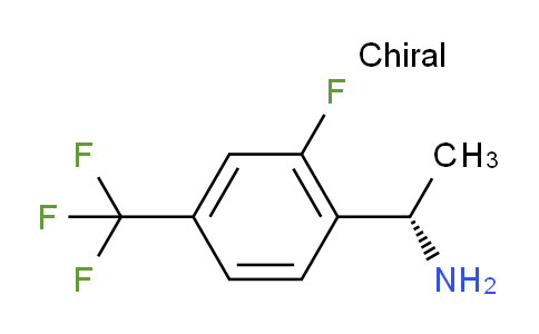 CAS No. 1219093-11-4, (S)-1-(2-fluoro-4-(trifluoromethyl)phenyl)ethan-1-amine