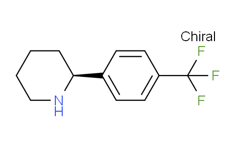 CAS No. 1228570-26-0, (2S)-2-[4-(trifluoromethyl)phenyl]piperidine