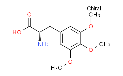 CAS No. 18652-97-6, (S)-2-amino-3-(3,4,5-trimethoxyphenyl)propanoic acid