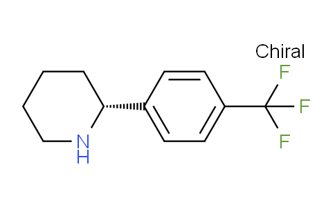 CAS No. 1228543-05-2, (2R)-2-[4-(trifluoromethyl)phenyl]piperidine