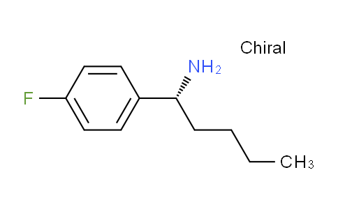 CAS No. 239105-46-5, (R)-1-(4-fluorophenyl)pentan-1-amine
