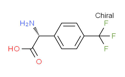CAS No. 144789-73-1, (R)-2-Amino-2-(4-(trifluoromethyl)phenyl)acetic acid