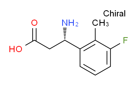 CAS No. 1270115-94-0, (S)-3-amino-3-(3-fluoro-2-methylphenyl)propanoic acid