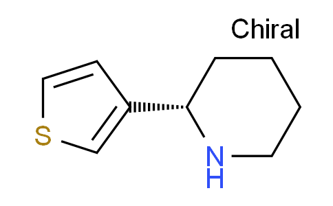 CAS No. 1213017-20-9, (S)-2-(thiophen-3-yl)piperidine