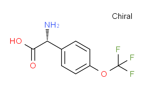 CAS No. 709609-25-6, (R)-2-Amino-2-(4-(trifluoromethoxy)phenyl)acetic acid