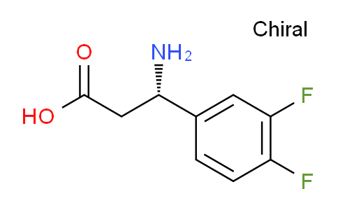 CAS No. 447416-70-8, (S)-3-amino-3-(3,4-difluorophenyl)propanoic acid