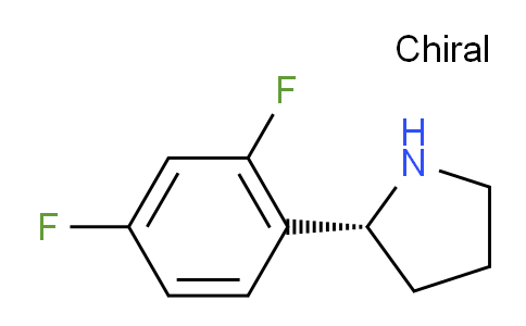 CAS No. 1228569-91-2, (2R)-2-(2,4-difluorophenyl)pyrrolidine