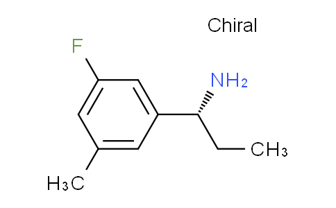 CAS No. 1023289-46-4, (R)-1-(3-fluoro-5-methylphenyl)propan-1-amine