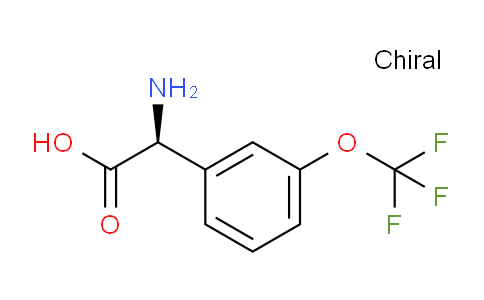 CAS No. 1228547-97-4, (S)-2-Amino-2-(3-(trifluoromethoxy)phenyl)acetic acid