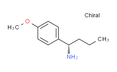 CAS No. 402750-74-7, (S)-1-(4-Methoxyphenyl)butan-1-amine