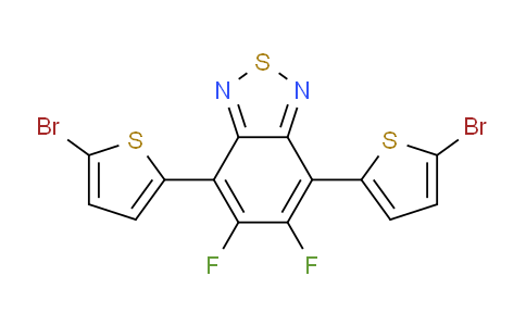 CAS No. 1304773-89-4, 4,7-Bis(5-bromothiophen-2-yl)-5,6-difluorobenzo[c][1,2,5]thiadiazole