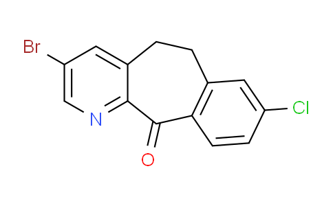 CAS No. 156073-28-8, 3-Bromo-8-chloro-5,6-dihydro-11H-benzo[5,6]cyclohepta[1,2-b]pyridin-11-one