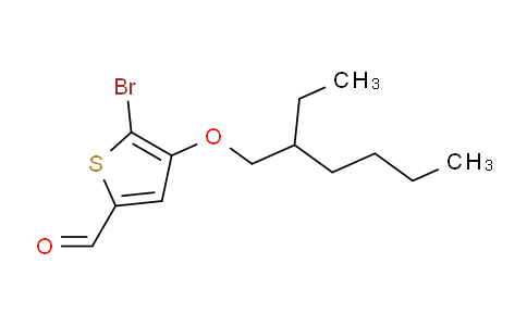 CAS No. 2055812-54-7, 5-Bromo-4-((2-ethylhexyl)oxy)thiophene-2-carbaldehyde
