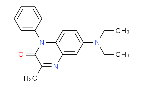 CAS No. 859502-46-8, 6-(Diethylamino)-3-methyl-1-phenylquinoxalin-2(1H)-one