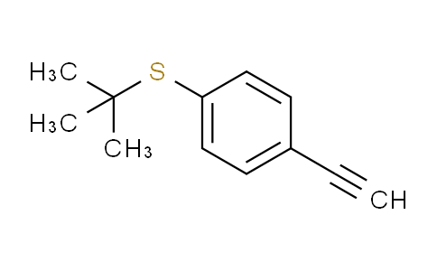 CAS No. 135883-45-3, 1-(Tert-butylsulfanyl)-4-ethynylbenzene