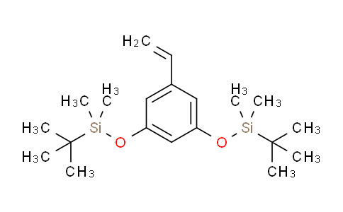 CAS No. 193695-64-6, ((5-Vinyl-1,3-phenylene)bis(oxy))bis(tert-butyldimethylsilane)