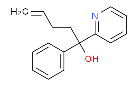 CAS No. 2065187-27-9, 1-Phenyl-1-(pyridin-2-yl)pent-4-en-1-ol