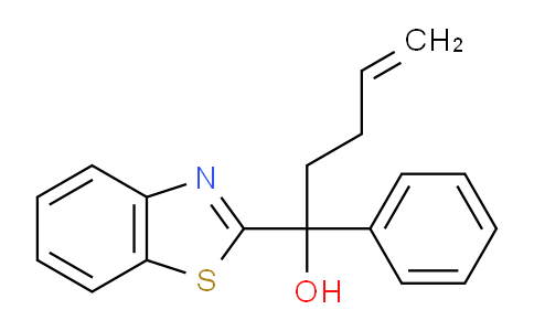 CAS No. 2065186-98-1, 1-(Benzo[d]thiazol-2-yl)-1-phenylpent-4-en-1-ol