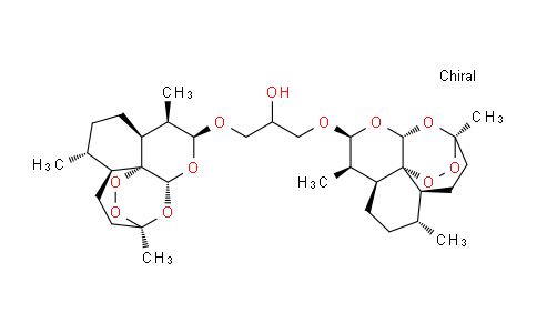 CAS No. 677296-85-4, (3R,3'R,5aS,5a'S,6R,6'R,8aS,8a'S,9R,9'R,10S,10'S,12R,12'R,12aR,12a'R)-10,10'-[2-hydroxy-1,3-propanediylbis(oxy)]bis[decahydro-3,6,9-trimethyl-3,12-epoxy-12H-pyrano[4,3-j]-1,2-benzodioxepin]