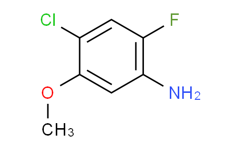 CAS No. 91167-85-0, 4-Chloro-2-fluoro-5-methoxyaniline