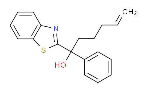 CAS No. 2065187-33-7, 1-(Benzo[d]thiazol-2-yl)-1-phenylhex-5-en-1-ol