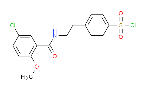 CAS No. 33924-54-8, 4-[2-[(5-Chloro-2-methoxybenzoyl)amino]ethyl]benzenesulfonyl chloride