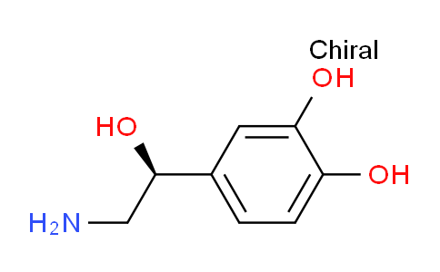 CAS No. 149-95-1, (S)-4-(2-amino-1-hydroxyethyl)pyrocatechol