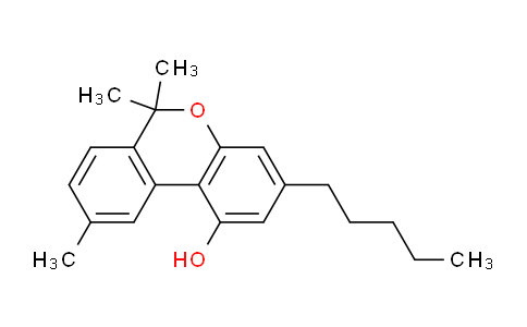 CAS No. 521-35-7, 6,6,9-Trimethyl-3-pentyl-6H-benzo[c]chromen-1-ol