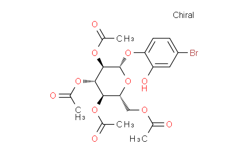 CAS No. 163852-96-8, 1-O-(2,3,4,6-tetra-O-acetyl-β-D-glucopyranosyl)-4-bromo-Pyrocatechol