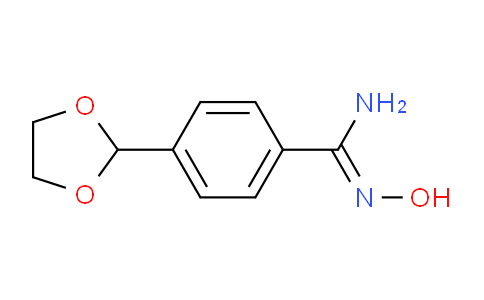 CAS No. 852691-00-0, 4-(1,3-Dioxolan-2-yl)benzamidoxime