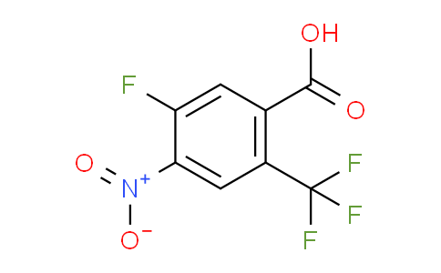 CAS No. 1140039-72-0, 5-Fluoro-4-nitro-2-(trifluoromethyl)benzoic acid
