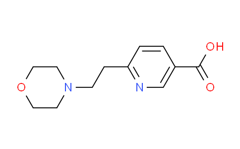 CAS No. 1353195-30-8, 6-(2-Morpholinoethyl)nicotinic acid