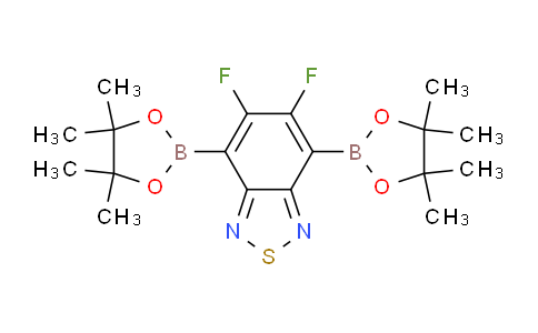 CAS No. 1295502-63-4, 5,6-Difluoro-4,7-bis(4,4,5,5-tetramethyl-1,3,2-dioxaborolan-2-yl)benzo[c][1,2,5]thiadiazole