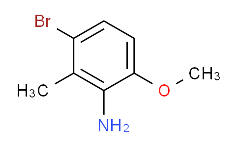 CAS No. 786596-55-2, 3-Bromo-6-methoxy-2-methylaniline