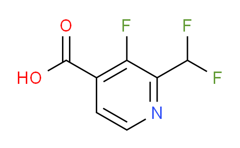 CAS No. 1379375-22-0, 2-(Difluoromethyl)-3-fluoropyridine-4-carboxylic acid